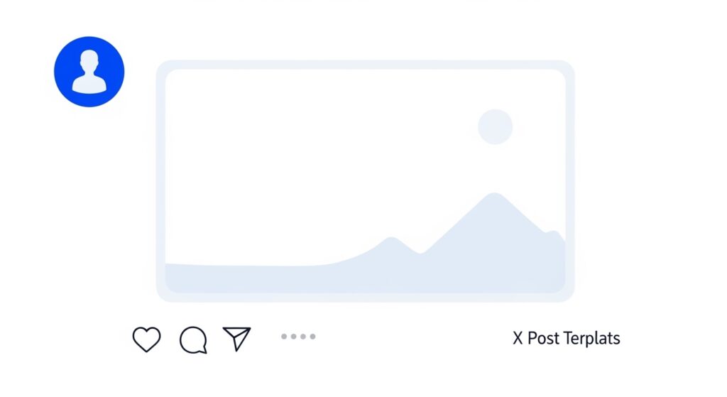 X投稿テンプレの図